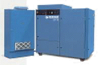 stacja sprężonego powietrza - sprężarka z regulatorem częstotliwości z zabudowanym osuszaczem chłodniczym